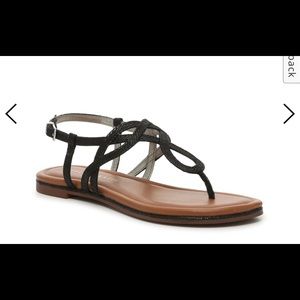 Kelly & Katie size 8 1/2 black Paccia sandal